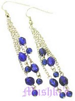 Glass bead earring - click here for large view
